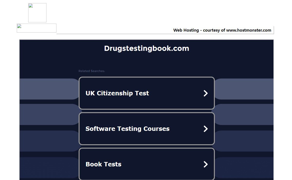 Welcome drugstestingbook.com - Hostmonster.com