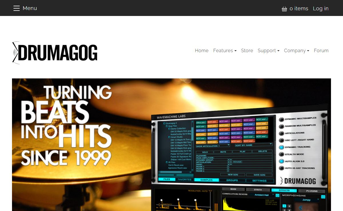 Drumagog - The Professional Drum Replacer Plugin