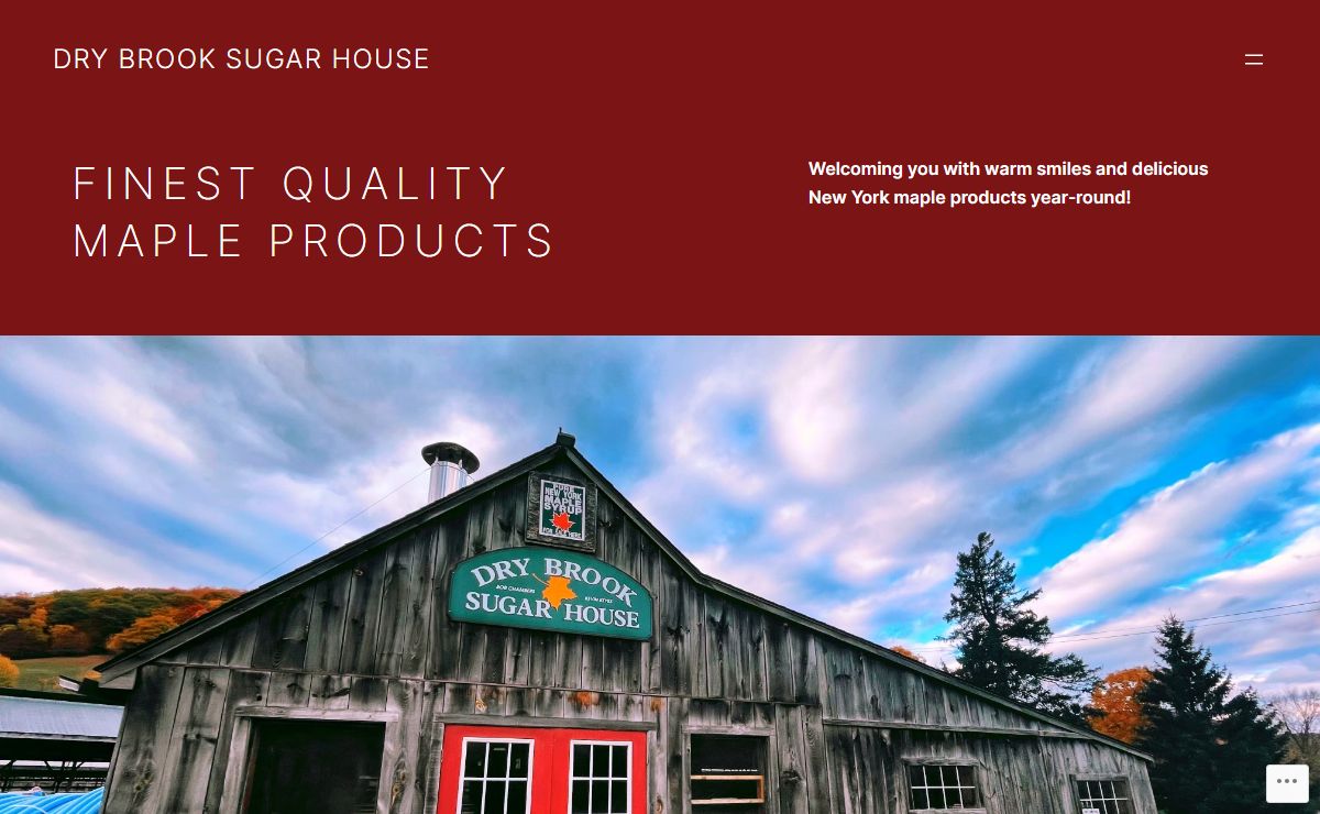 Dry Brook Sugar House – Best Maple Syrup Products