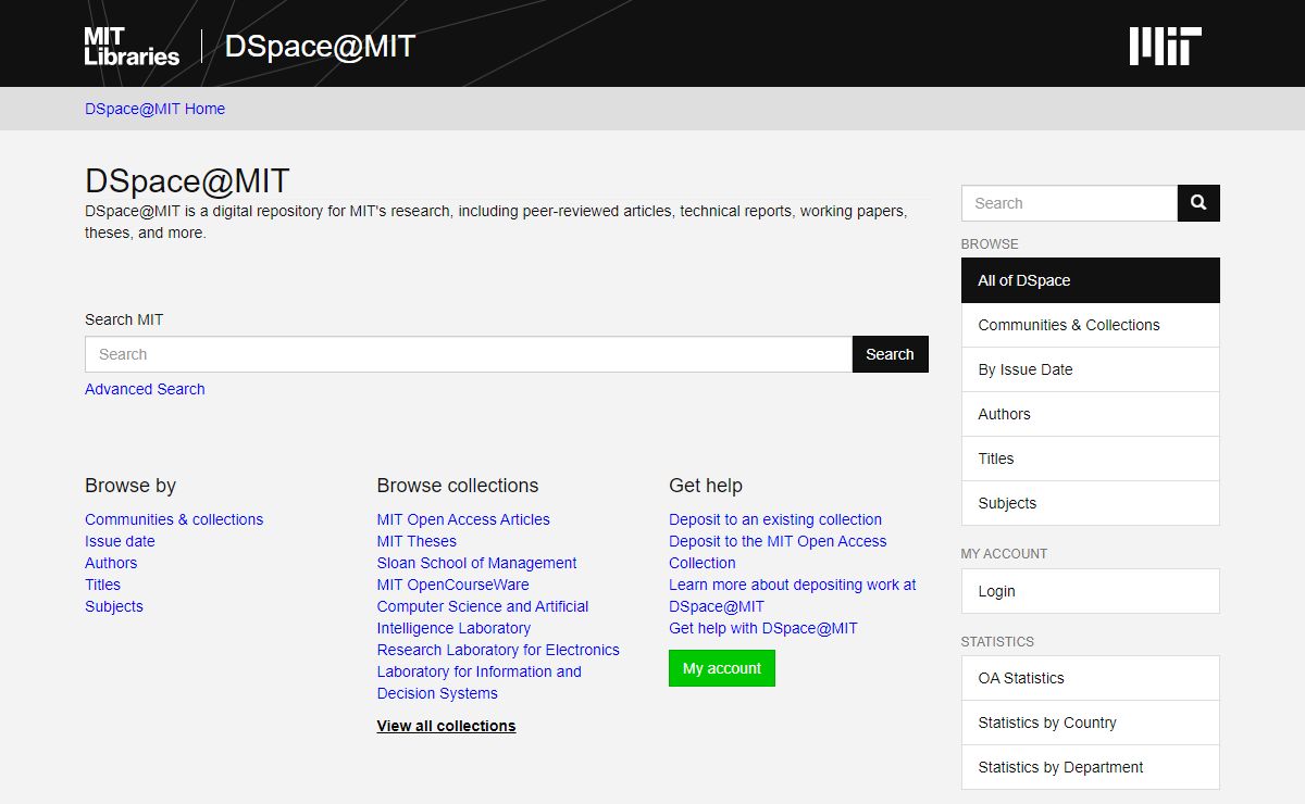 DSpace@MIT Home