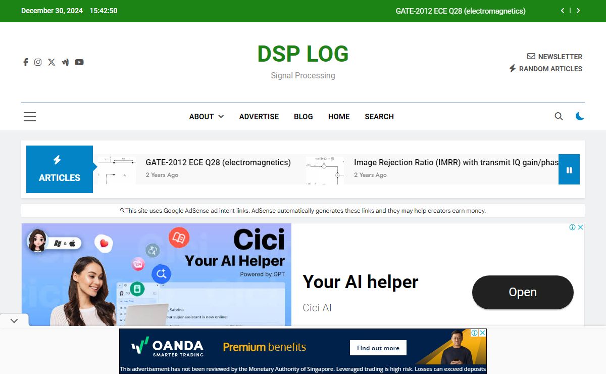 DSP LOG - Signal Processing