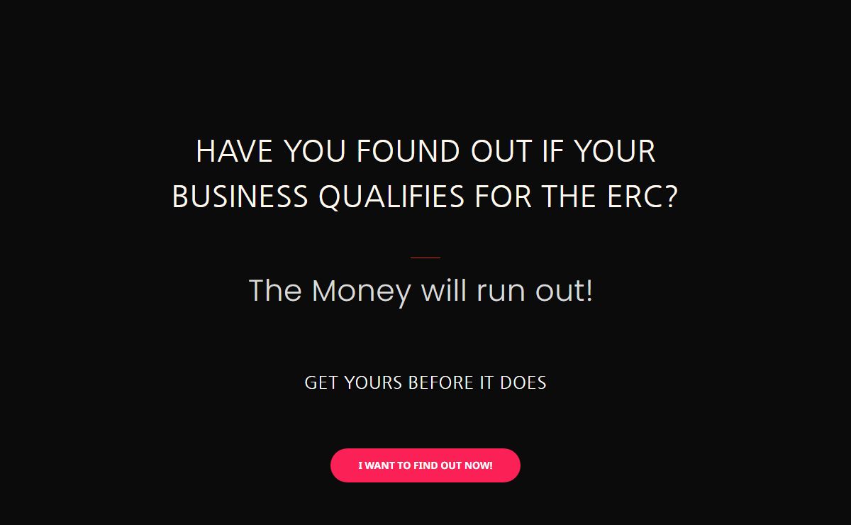 ERTC – Get You Refund NOW!