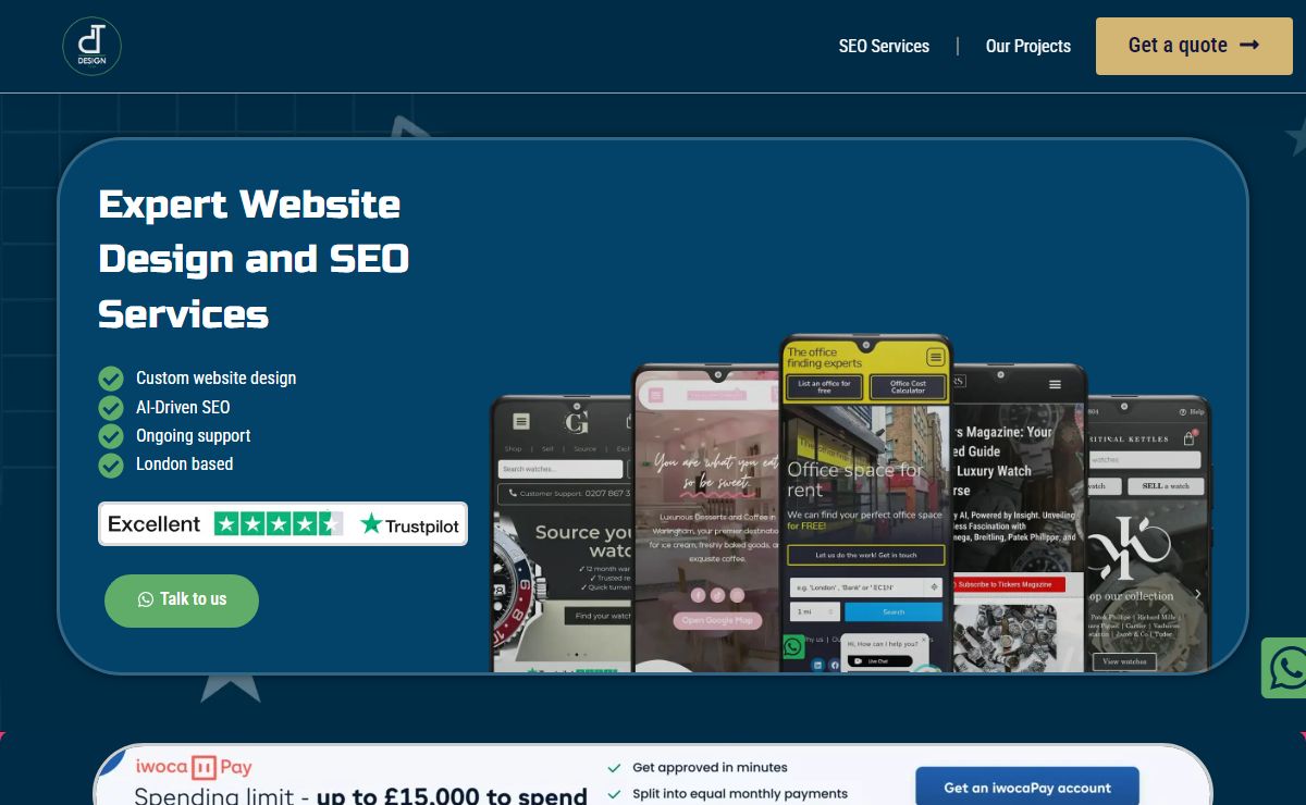 Website Design and SEO Services | DT Design