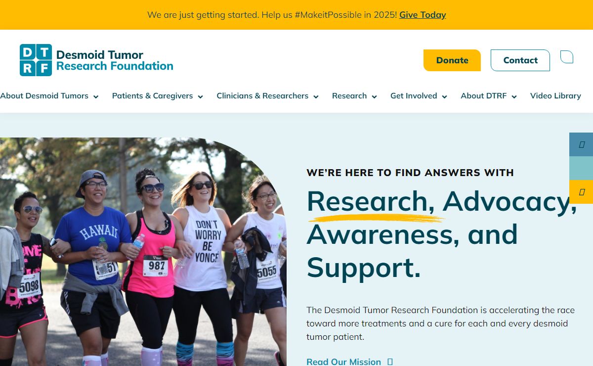 Home - The Desmoid Tumor Research Foundation