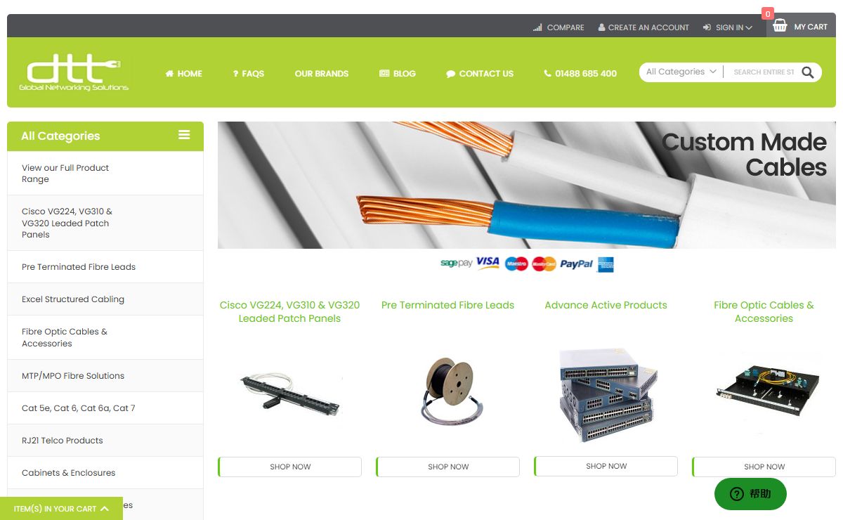 Data Cables & Network Components | DTTUK