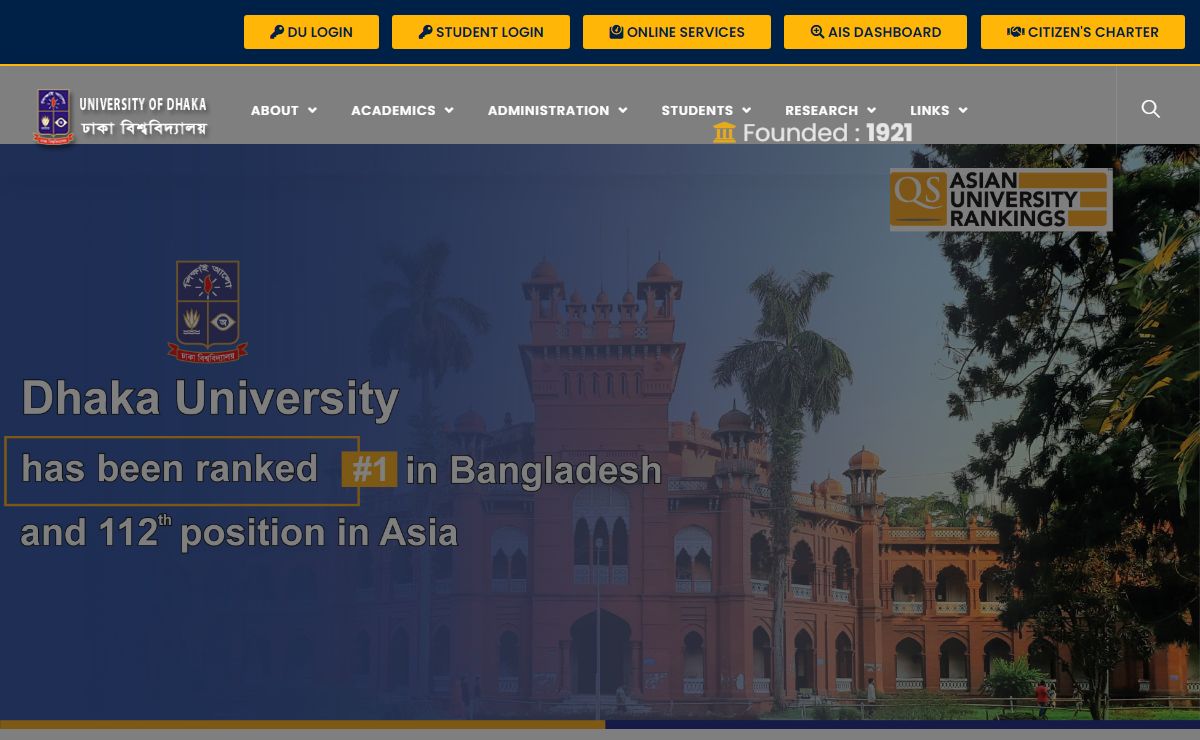 Home :: Dhaka University