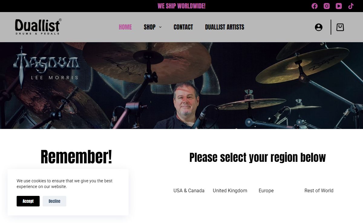 Home - Duallist Drums & Pedals