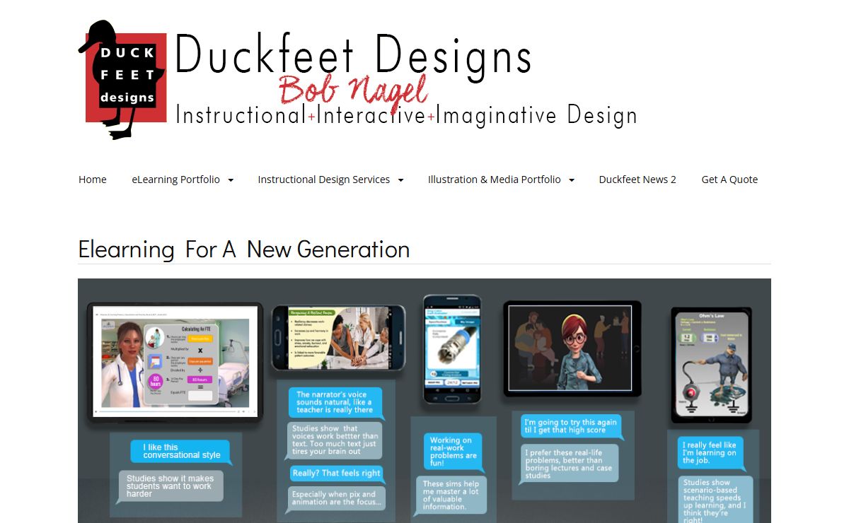 Duckfeet Designs | Duckfeet Designs Makes Your eLearning Development Easier