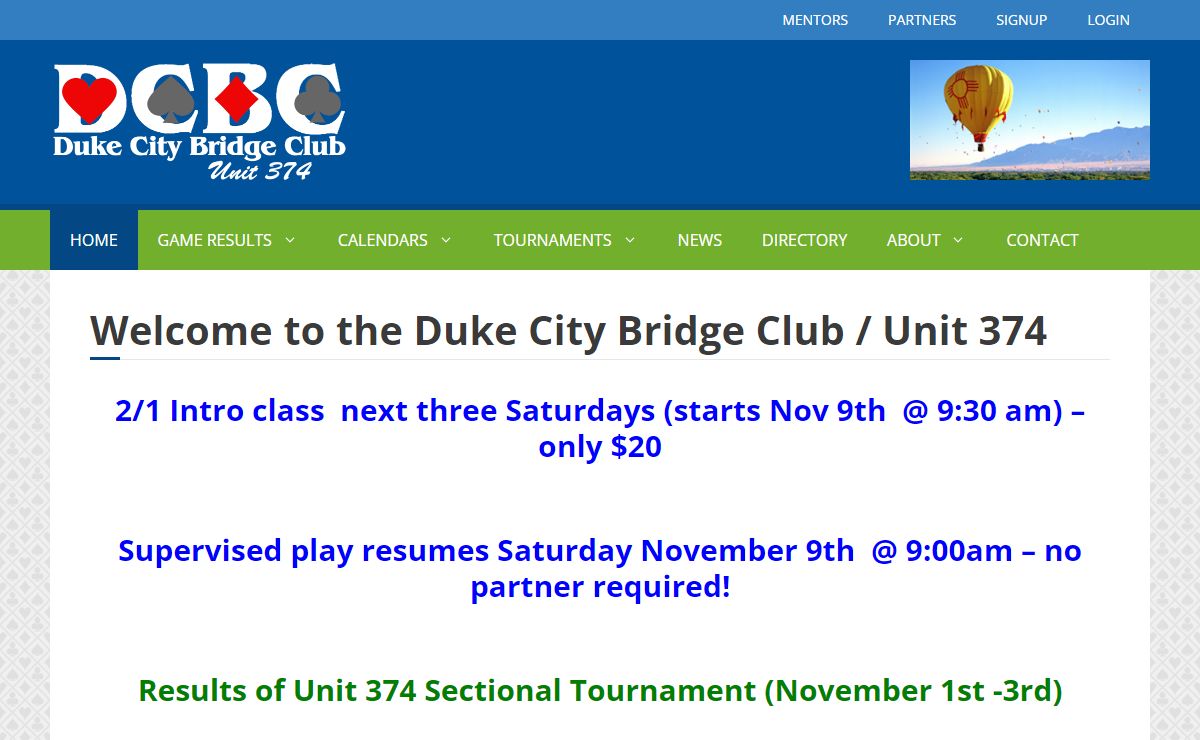 Duke City Bridge Club