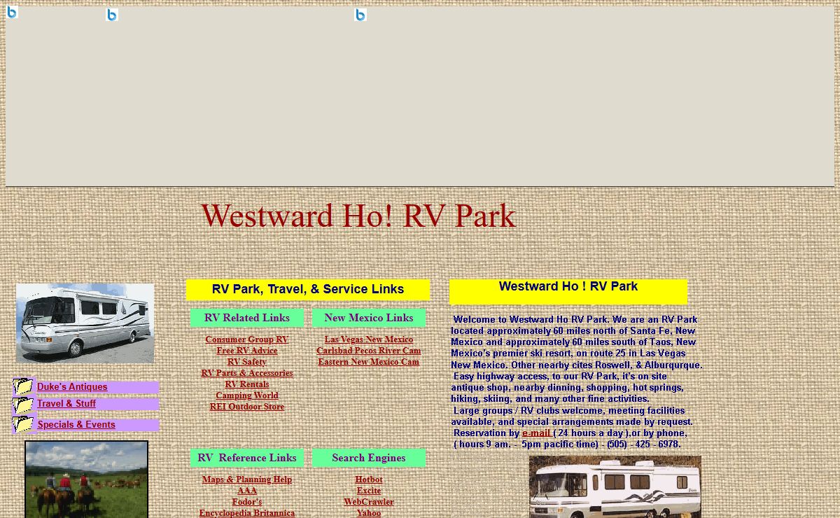 New Mexico, RV Parks