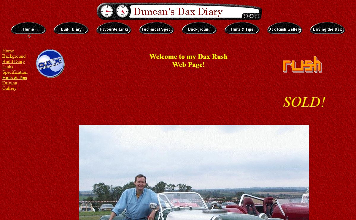 Duncan's Dax Rush Diary