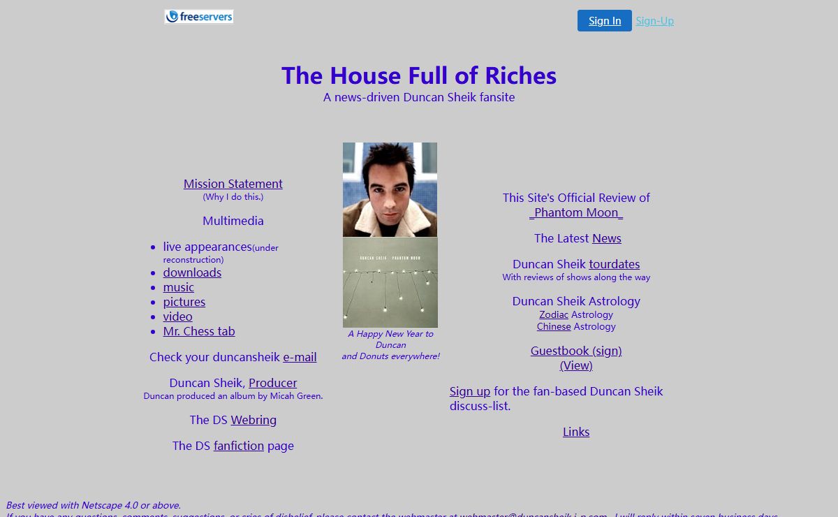 Duncan Sheik-House Full of Riches