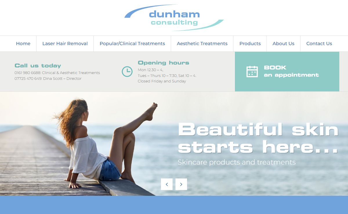 Dunham consulting - skin clinic laser hair removal Hale Cheshire