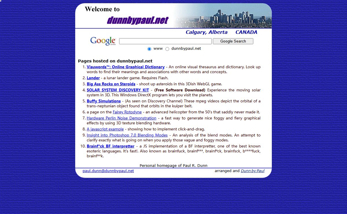 dunnbypaul.net - Welcome!