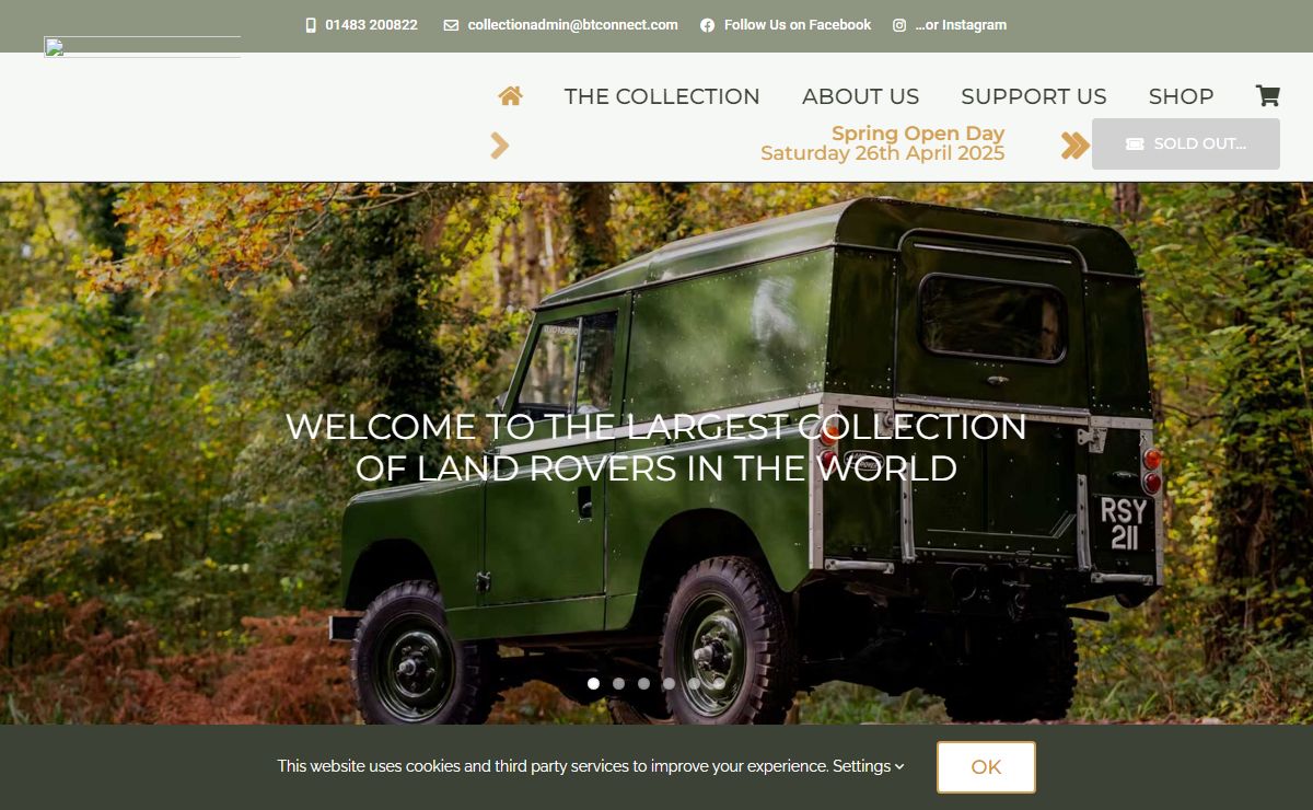 The Dunsfold Collection – The largest Land Rover collection in the World