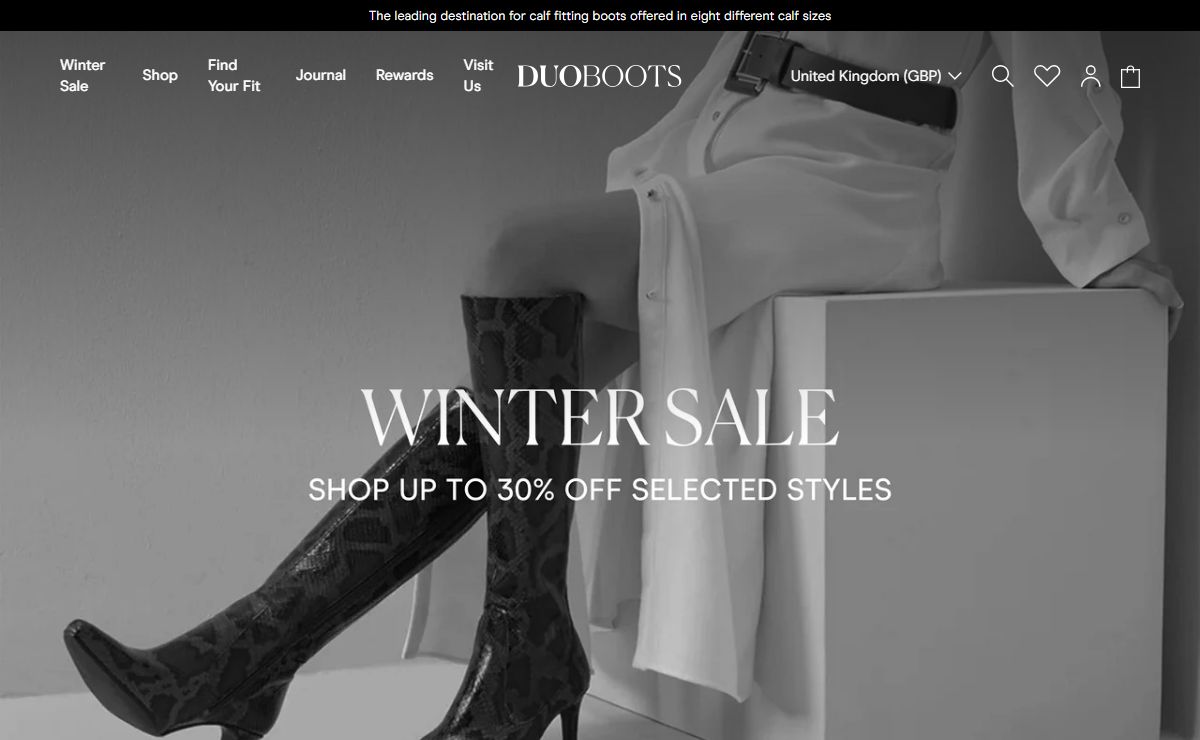Wide Calf Boots & Narrow Calf Boots | Knee High Boots | DuoBoots UK