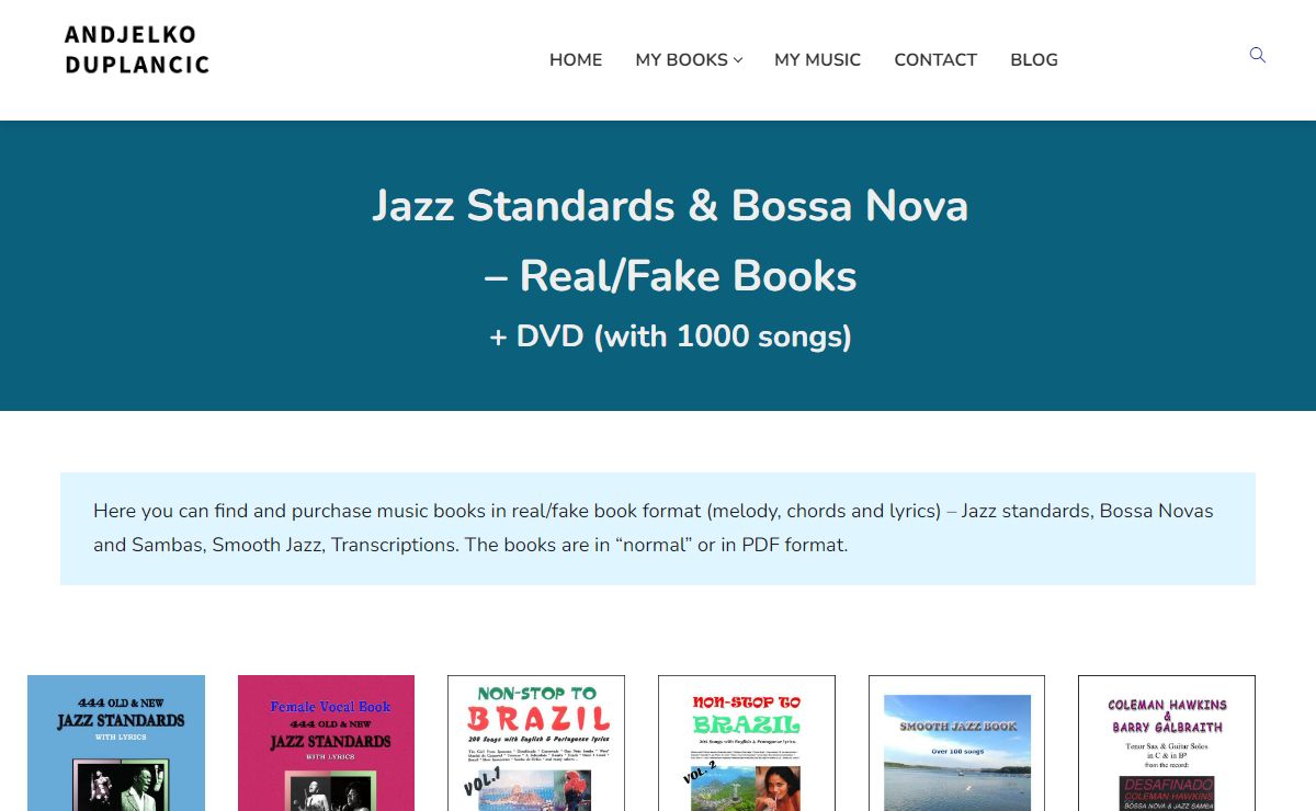Andjelko – Jazz Standards & Bossa Nova