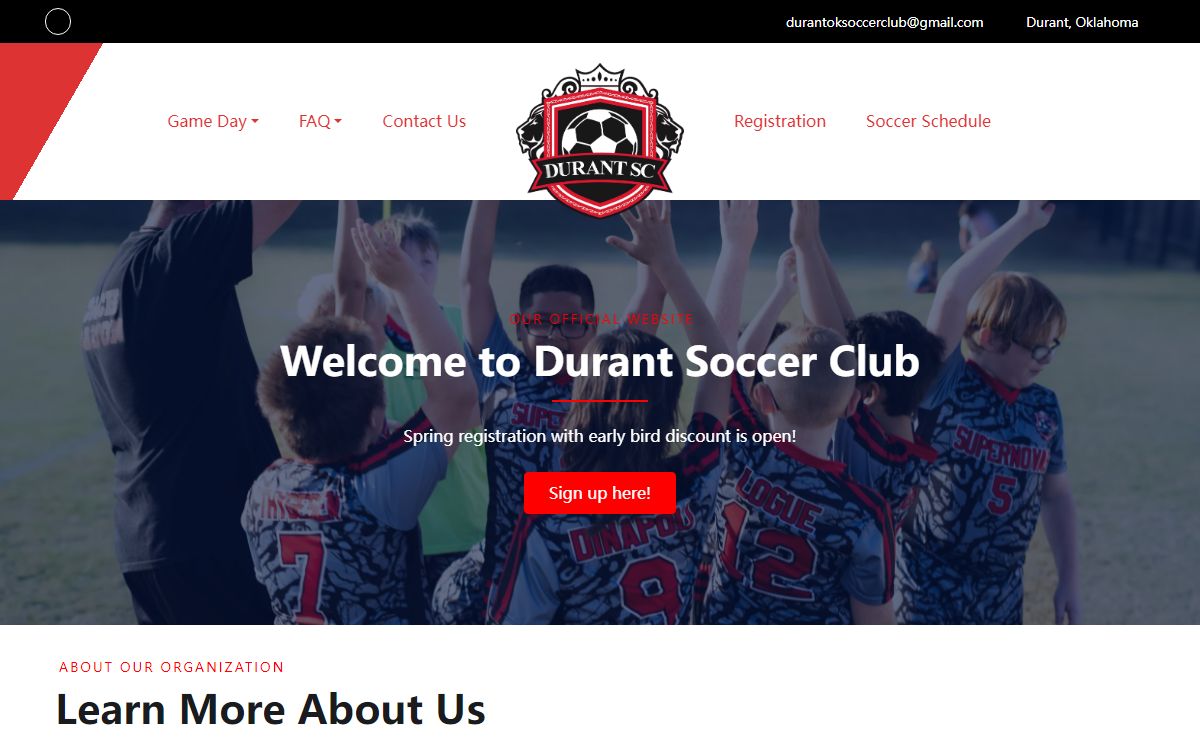 Durant SC – Powered by GotSport