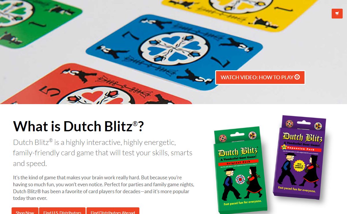 Dutch Blitz®: A Vonderful Goot Game