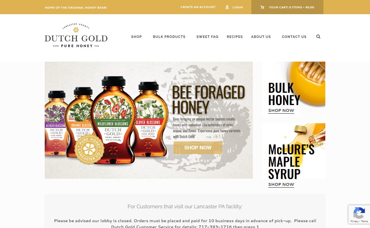 Dutch Gold Honey | Organic & Wild Honey | Maple Syrup