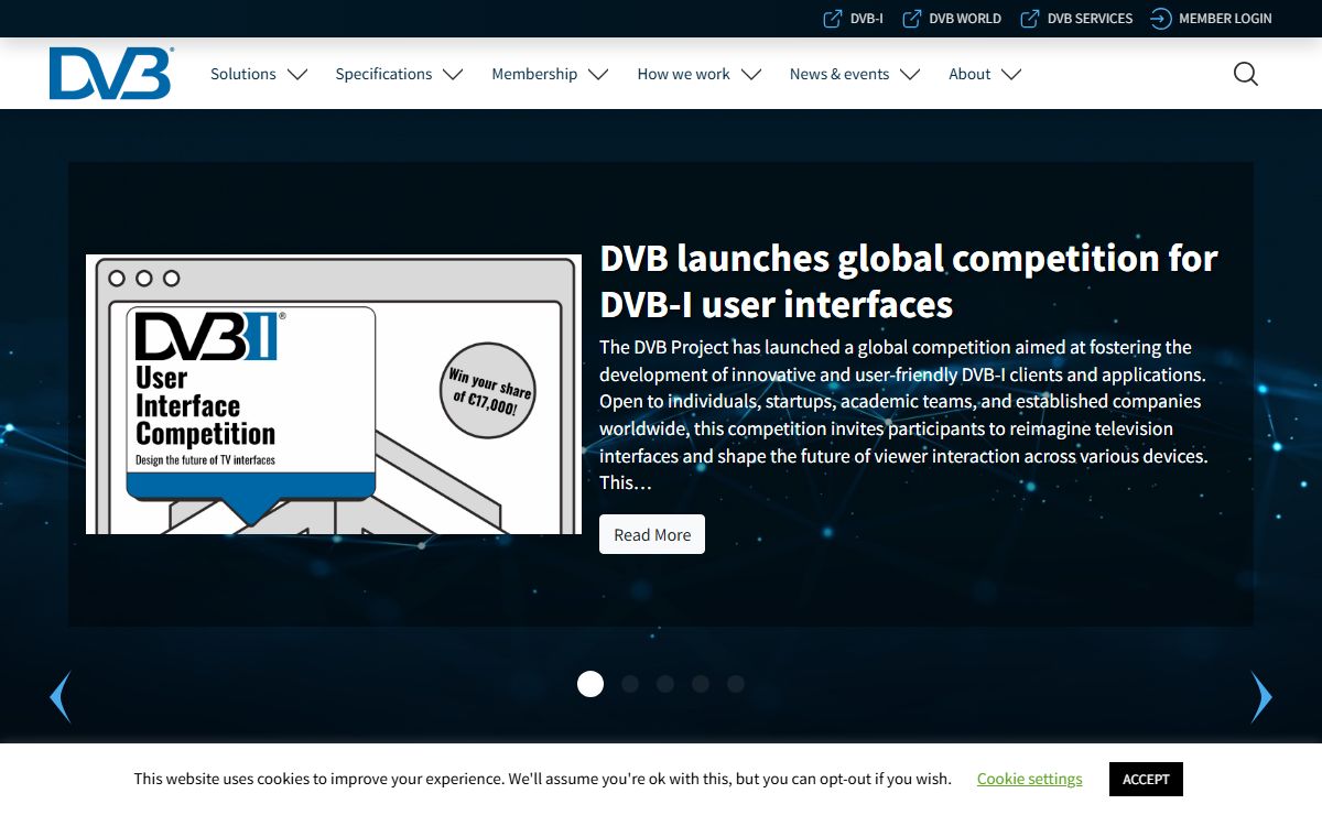 DVB - The global standard for digital television - Home