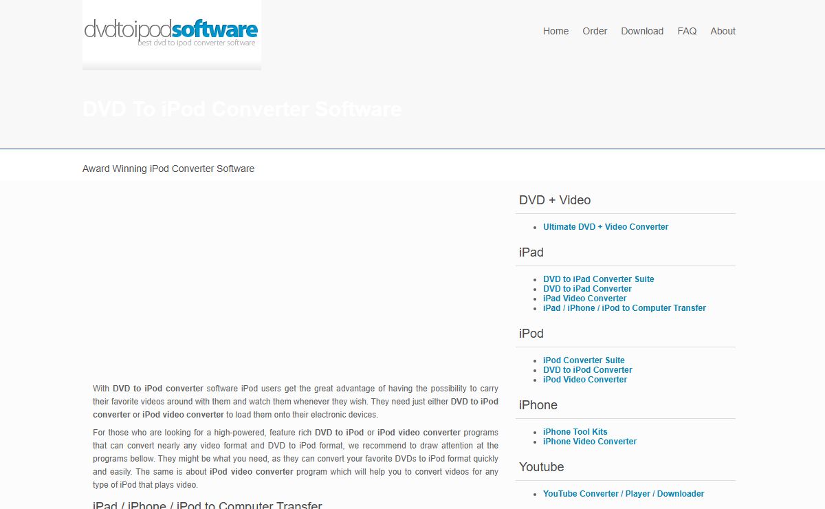 Free DVD To iPod Converter √ Download iPad iPhone iPod Video Converter 2012