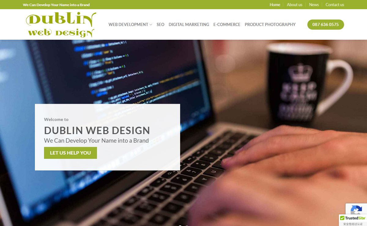 Dublin Web Design | We Can Develop Your Name into a Brand