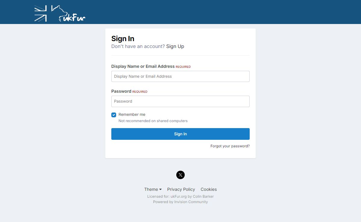 Sign In - ukFur Boards