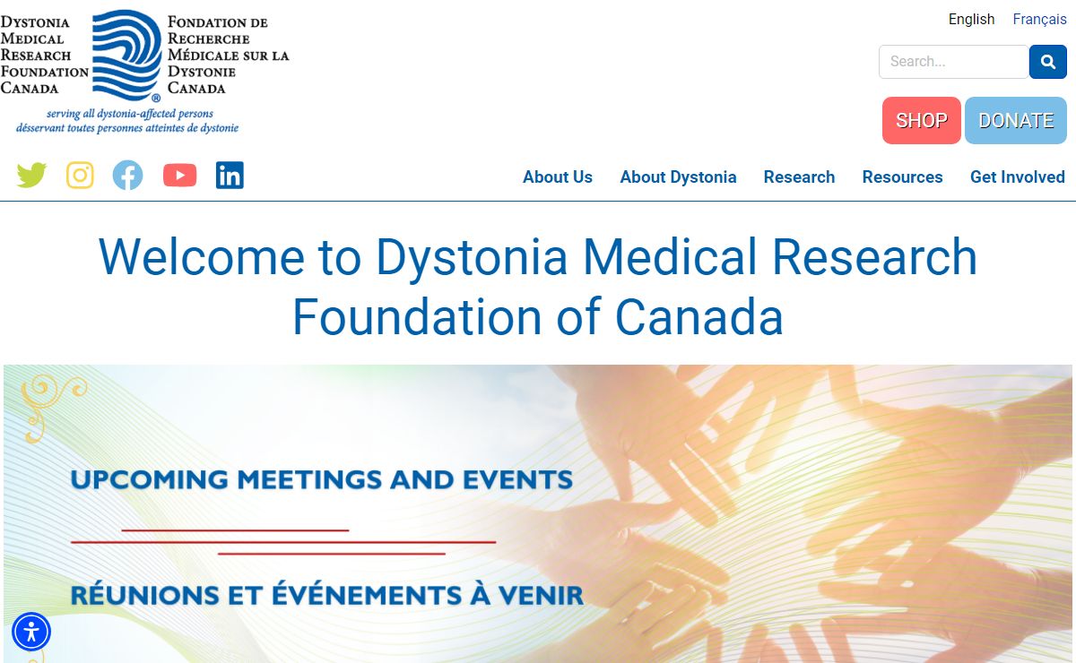 Welcome to Dystonia Medical Research Foundation of Canada | Dystonia Medical Research Foundation Canada