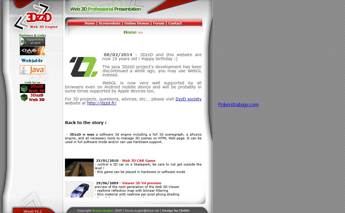 WEB 3D engine - 3DzzD