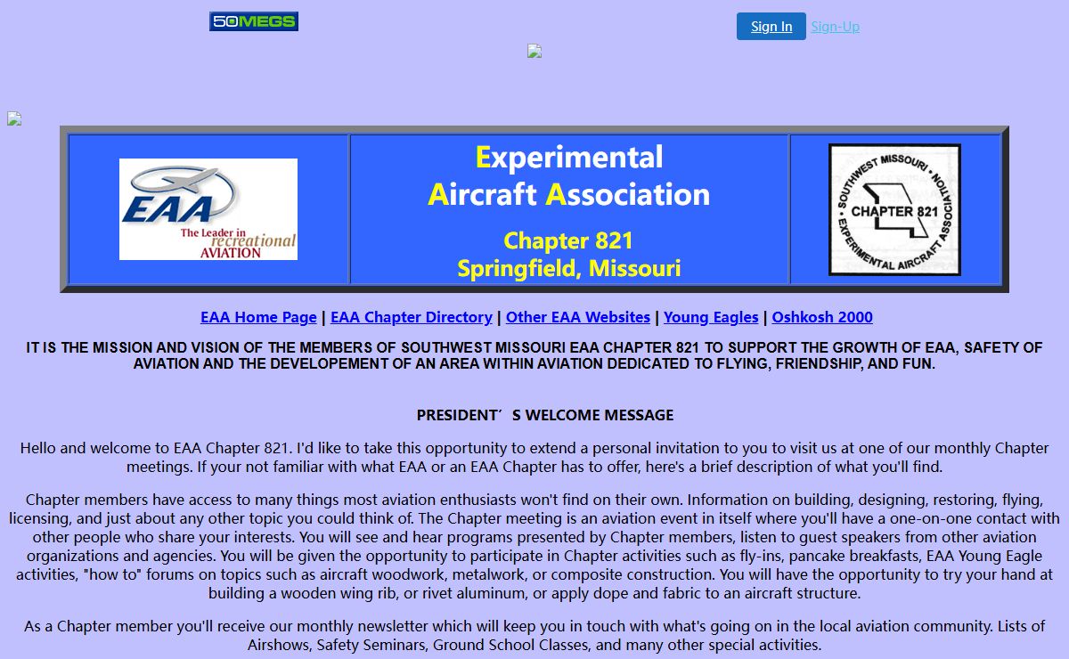 EAA Chapter 821 Springfield, MO