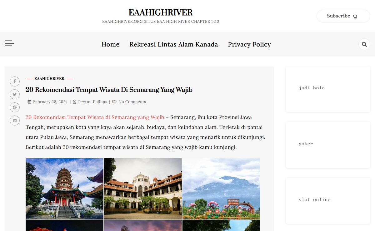Berita Rekreasi di Canada Saat Ini - Eaahighriver
