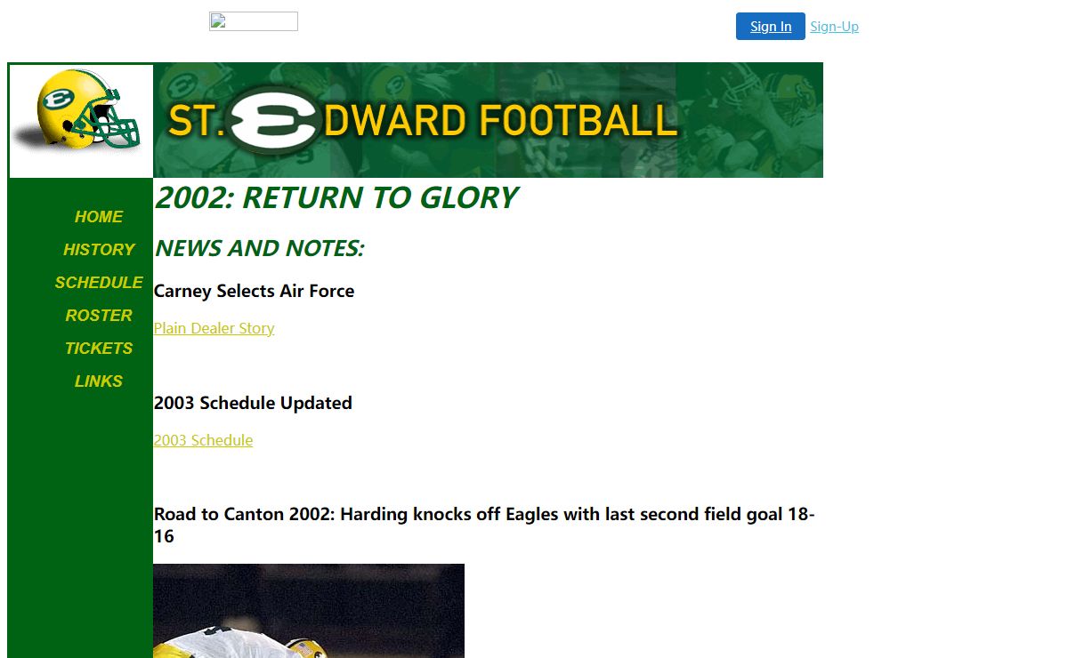 Lakewood St. Edward Eagles Football