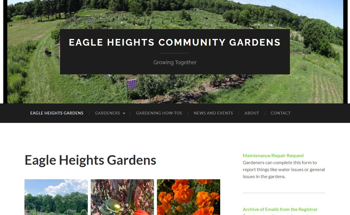 Eagle Heights Community Gardens – Growing Together
