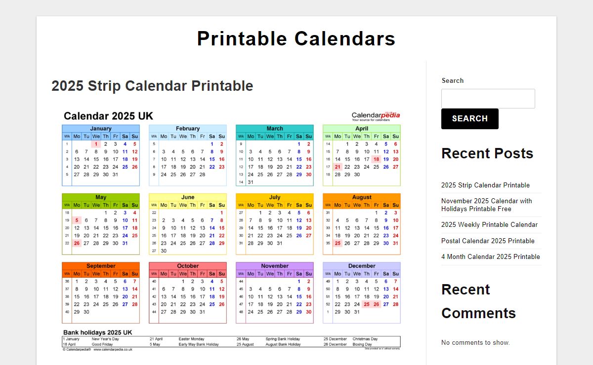 Printable Calendar 2024