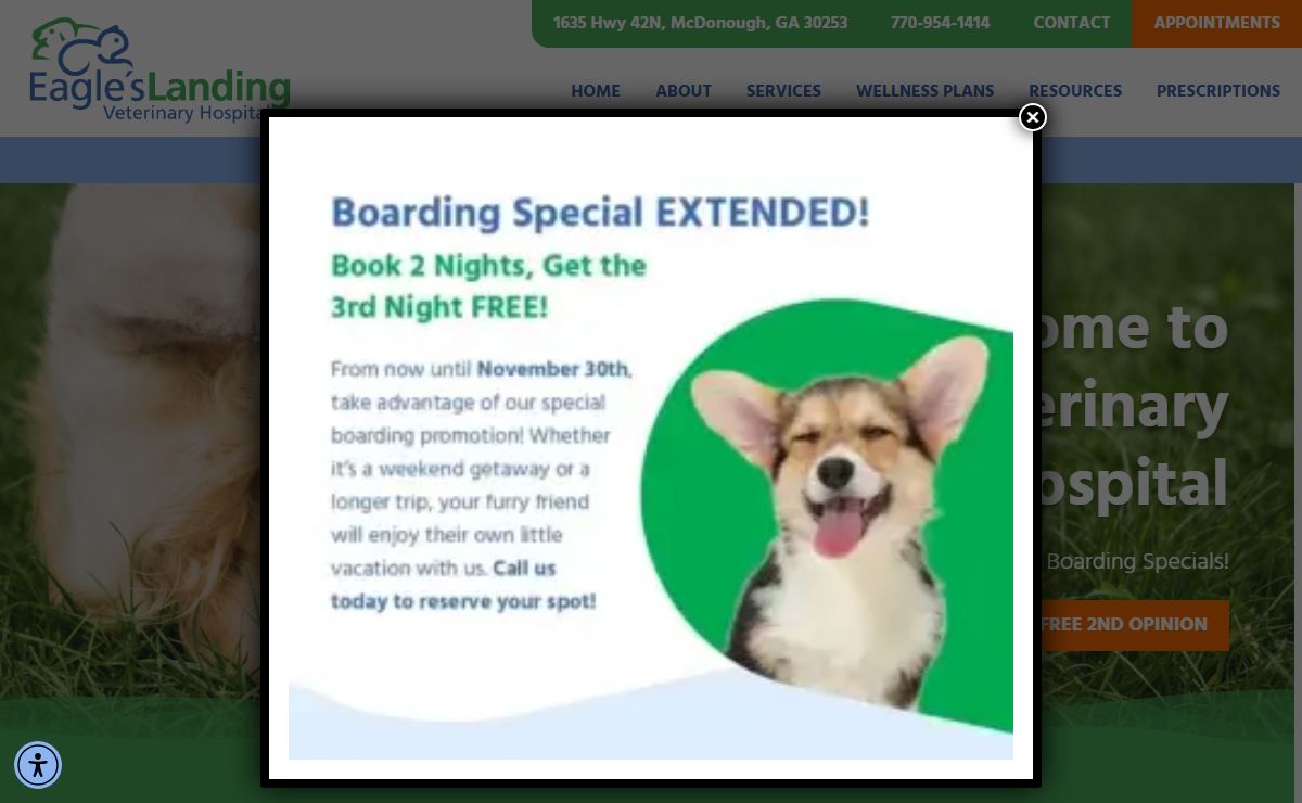 Vet Near Me 30253 - Eagle's Landing Veterinary Hospital, McDonough, GA