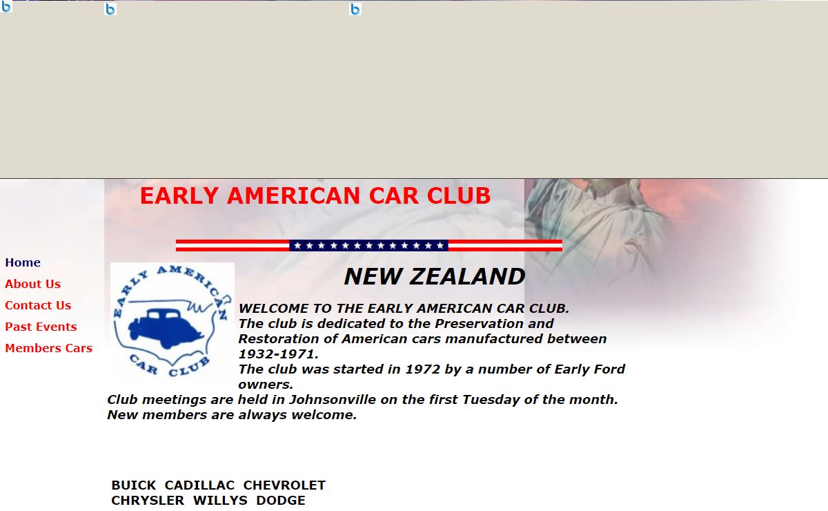 EARLY AMERICAN CAR CLUB