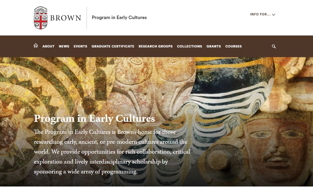 Program in Early Cultures | Brown University