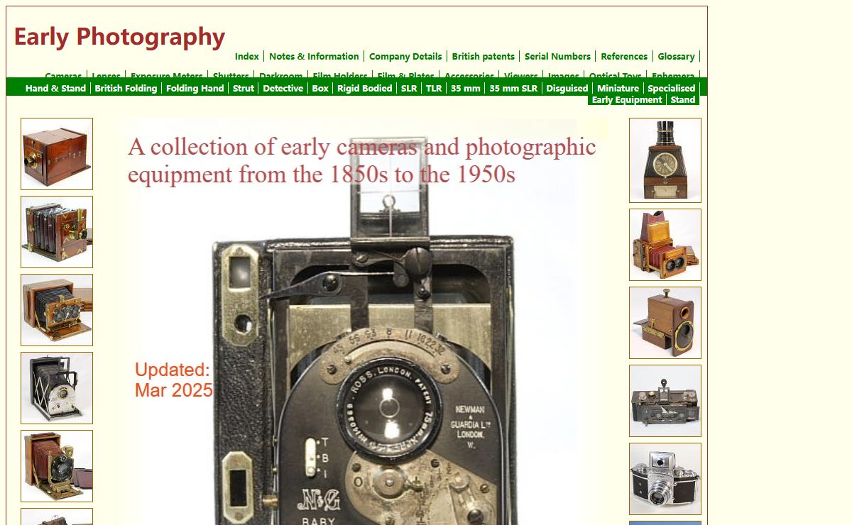 Early Cameras and Equipment from the Daguerreotype and Wet-Plate era - Antique and Vintage Cameras