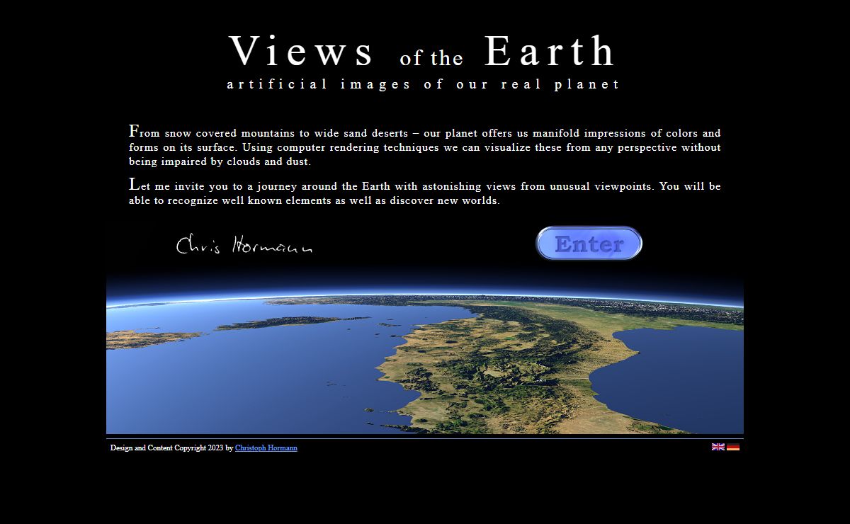 Views of the Earth - Home page