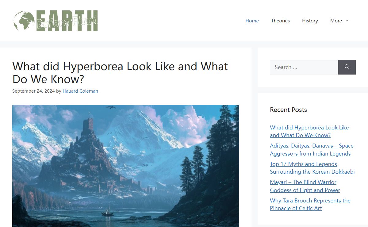 Earth Before Flood - Ancient Myths