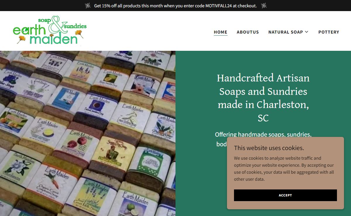 Handcrafted Artisan Soap | Natural Deodorant - Earth Maiden
