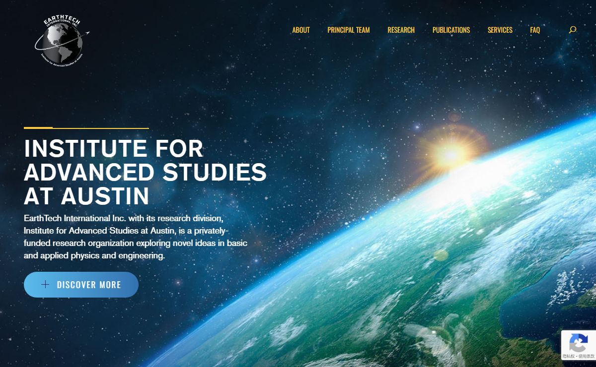 Earthtech - Institute for Advanced Studies At Austin