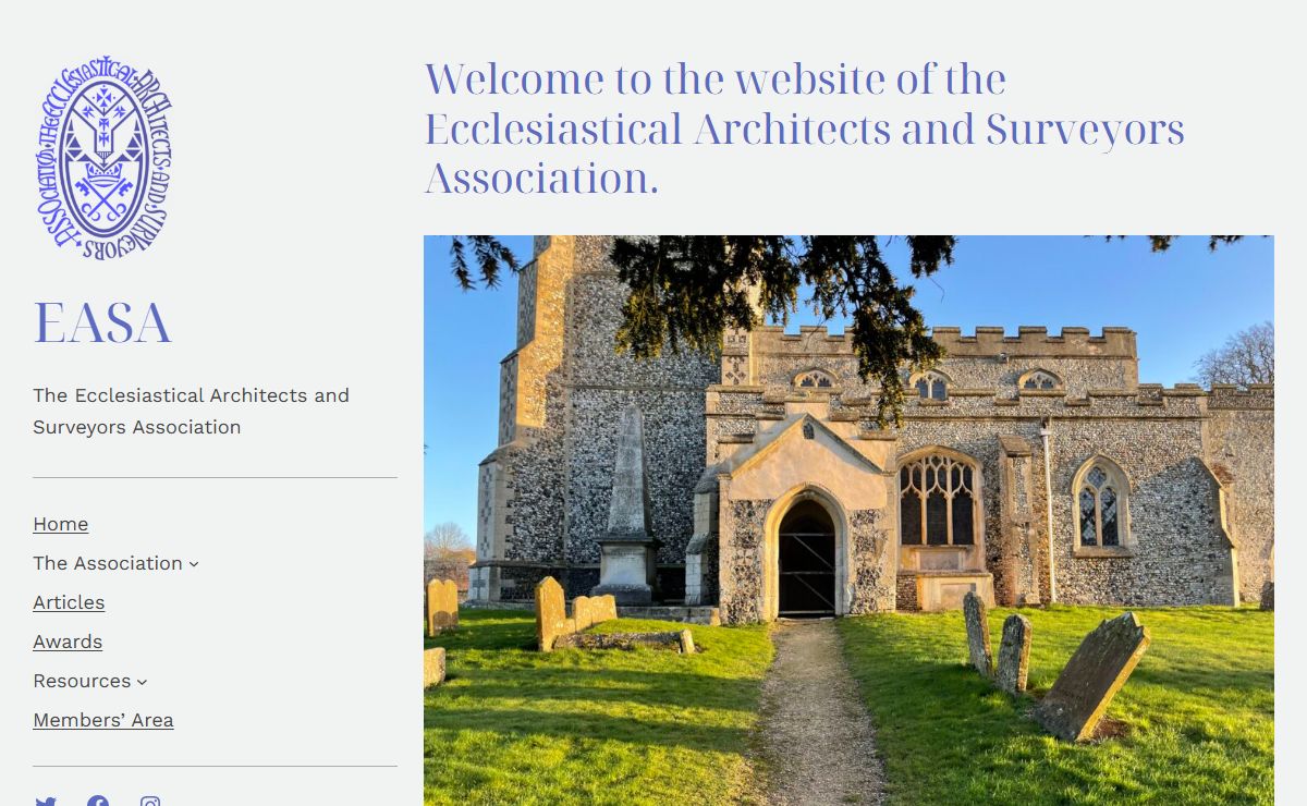 EASA – The Ecclesiastical Architects and Surveyors Association