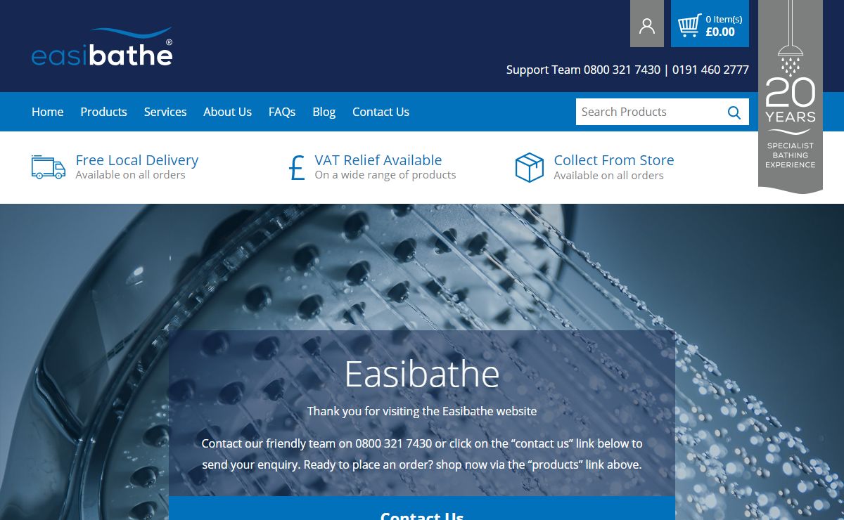 Specialist Bathing Adaptations for Independence - Easibathe