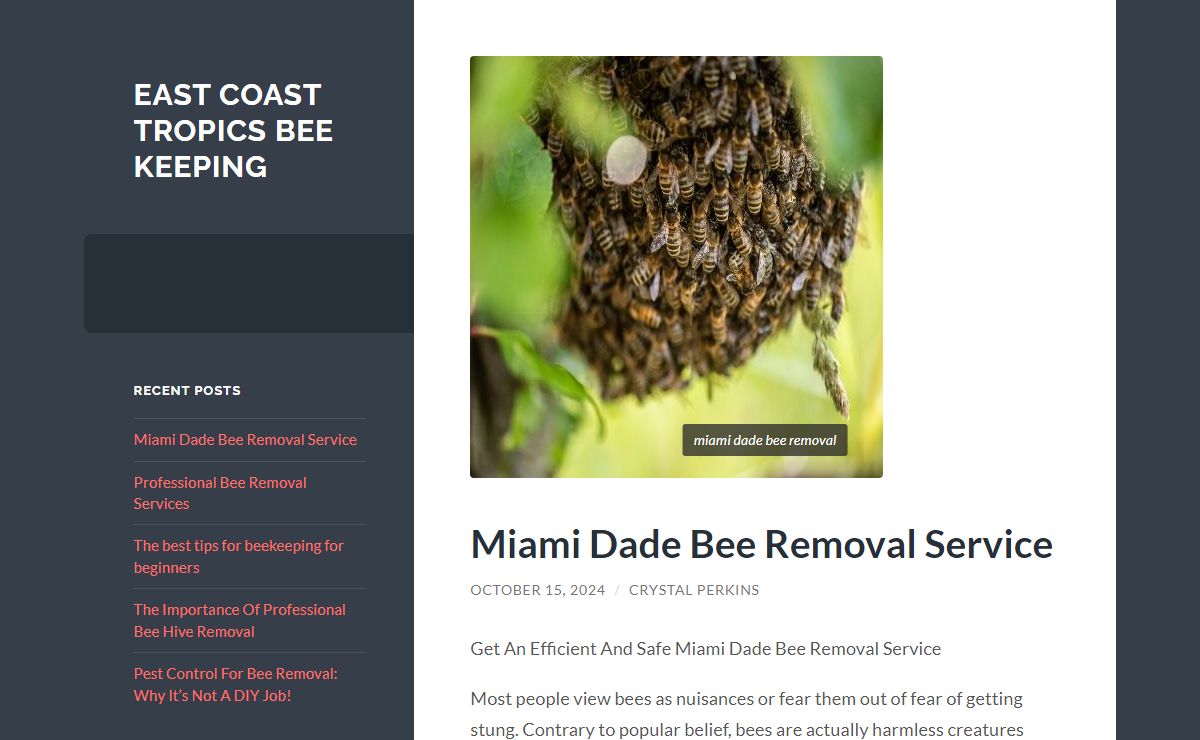 East Coast Tropics Bee Keeping