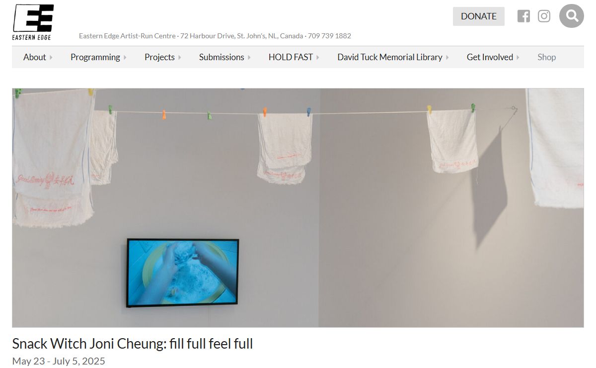 Eastern Edge Gallery › An artist-run centre in St. John’s, Newfoundland & Labrador, Canada