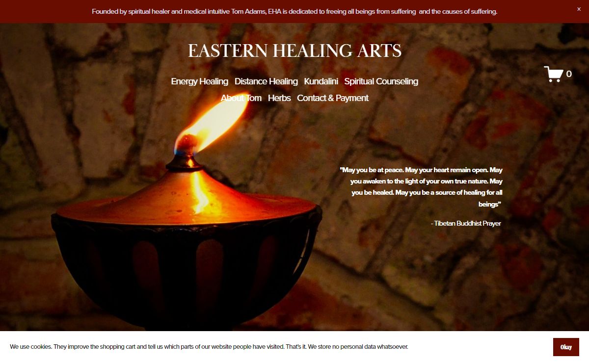 EASTERN HEALING ARTS ⎮Tom Adams⎮Energy Healer