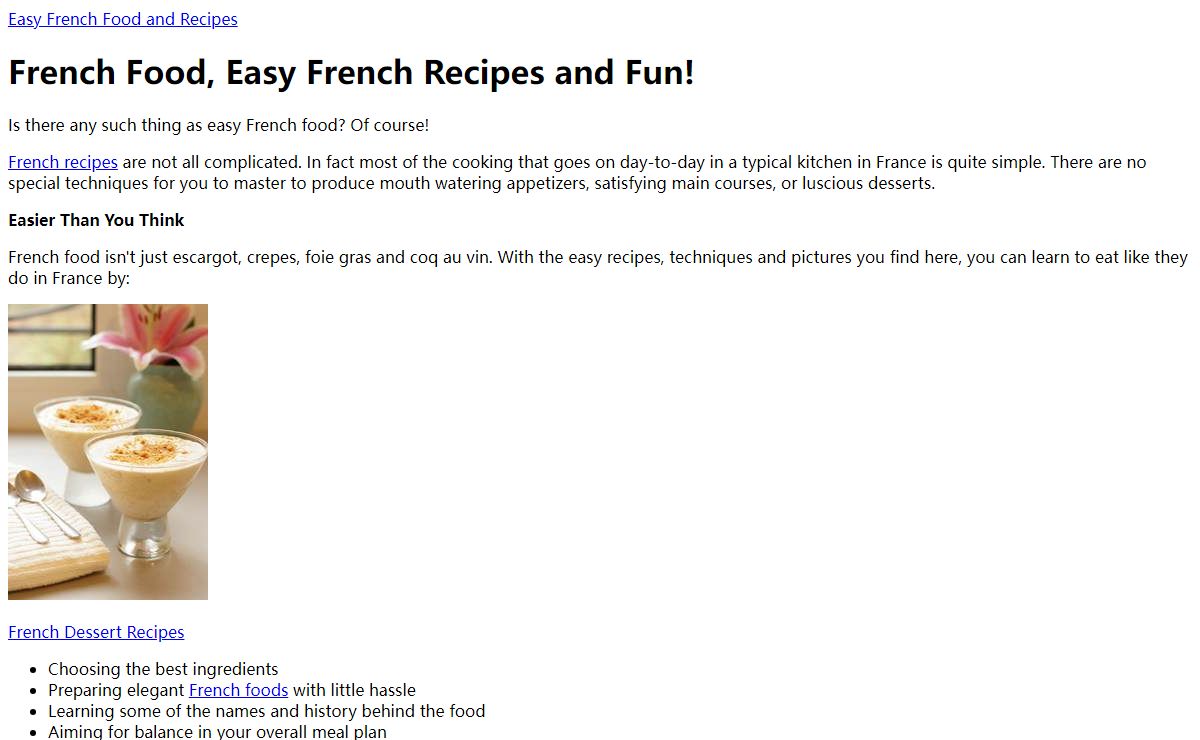 French Recipes, Easy French Food