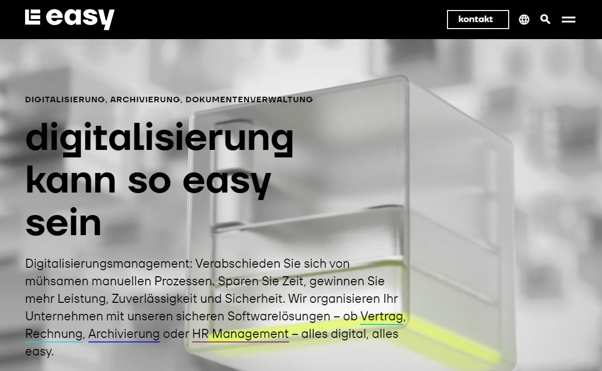 easy software: Software für digitale Geschäftsprozesse